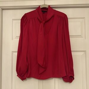 Banana Republic Tie-Neck Top Size Medium